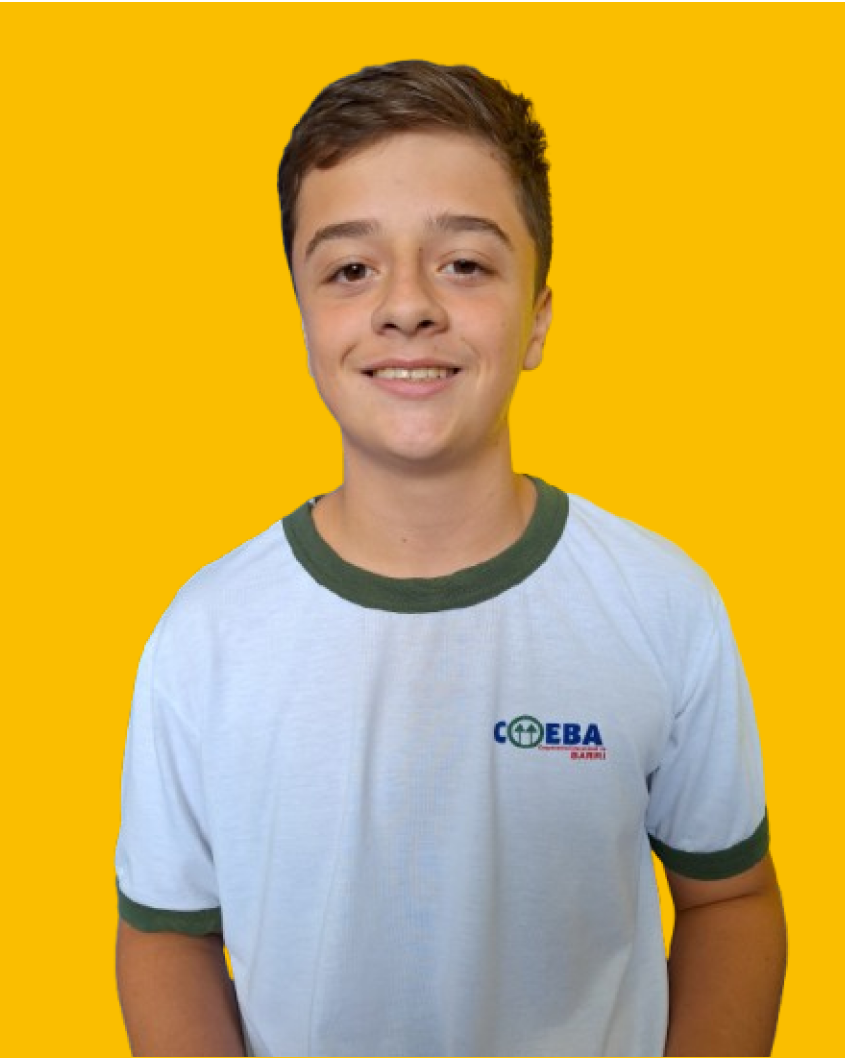 Foto de um Estudante do Fund II